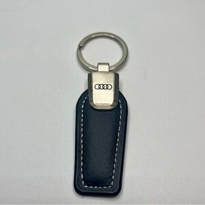 Audi leather key fob keychain dealer promo Nashville